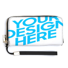 Lade das Bild in den Galerie-Viewer, Horizontale Version Lange Brieftasche Geldbeutel Geldbörse 20*10,5cm mit Druck unterschiedliche Bilder auf beiden Seiten selbst gestalten und bedrucken