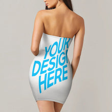Lade das Bild in den Galerie-Viewer, Wunderschönes sexy NZ010 Schlauchoberteil-Kleid Bleistiftkleid für Damen / Frauen selbst gestalten und bedrucken