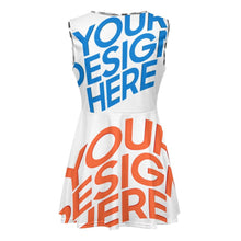 Lade das Bild in den Galerie-Viewer, Multi-Image-Design Cheerleader Kostüm Kleid Uniform Frauen mit Ihrem Foto Design Motiv Text selbst gestalten und bedrucken