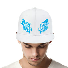 Lade das Bild in den Galerie-Viewer, Volldruck Flat Gummi Baseballkappe Baseballmütze selbst gestalten und bedrucken