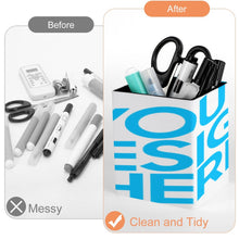 Lade das Bild in den Galerie-Viewer, Quadratischer Stiftehalter mit Foto Design Motiv Text selbst gestalten und bedrucken