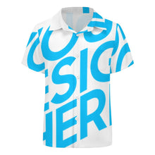Lade das Bild in den Galerie-Viewer, Einzelbild-Design Kinder Jungen Kurzarmhemd Kurzärmeliges Hemd 225 mit Foto Design Motiv Text selbst gestalten und bedrucken