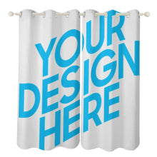 Lade das Bild in den Galerie-Viewer, Perforierter Gardinen Fotovorhang Zwei Stück Gespleißt 52"×72" 52"×84" selbst gestalten und bedrucken