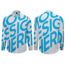 Lade das Bild in den Galerie-Viewer, Langarm Hemd für Herren / Männer mit Foto selbst gestalten und bedrucken