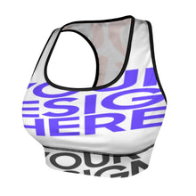 Lade das Bild in den Galerie-Viewer, Multi-Image-Design Damen / Frauen Yoga Set Sport Suit Trainingsanzug Sportanzug Jogginganzug Sport BH Shorts Set (2 teile, Sport-BH, Kurze Leggings) mit Foto Design Motiv Text selbst gestalten und bedrucken