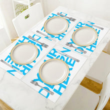 Lade das Bild in den Galerie-Viewer, Waschbare Platzset Tischset Tischmatte 6er-Pack abwischbar wasserdicht Anti-Rutsch mit Foto Design Motiv Text selbst gestalten und bedrucken