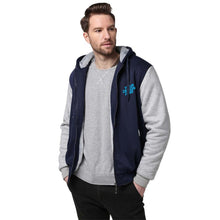 Lade das Bild in den Galerie-Viewer, Herren Warmer Samtpullover Kapuzenjacke mit Reißverschluss selbst gestalten und bedrucken