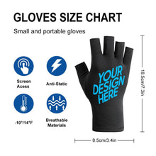 Lade das Bild in den Galerie-Viewer, Halbfingerhandschuhe / Fahrradhandschuhe / Halbfinger Handschuhe rutschfest für Radfahren mit Foto selbst gestalten und bedrucken