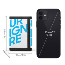 Lade das Bild in den Galerie-Viewer, Mini Geldbörse Portemonnaie Geldbeutel Portmonee Geldtasche Lang mit Foto Muster Text Logo selbst gestalten und bedrucken