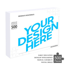 Lade das Bild in den Galerie-Viewer, 500 Teile / 1000 Teile Holz Foto Puzzle selbst gestalten und bedrucken