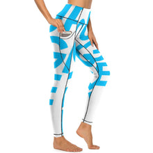 Lade das Bild in den Galerie-Viewer, Einzelbilddruck Yoga Hose Sport Leggings Sporthose Fitnesshose CE003 mit Fotos Muster Text Logo selbst gestalten und bedrucken