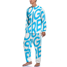 Lade das Bild in den Galerie-Viewer, Einzelbilddruck Herren Schlafanzug Pyjamas 2-tgl. Set mit Foto selbst gestalten und bedrucken