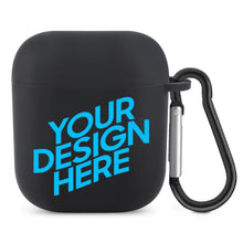 Lade das Bild in den Galerie-Viewer, Kopfhörergehäuse Schutzhülle für Bluetooth-Ohrhörer für AirPods 1 / 2 (schwarz / weiß) mit Logo Motiv oder Foto selbst gestalten und bedrucken