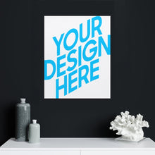 Lade das Bild in den Galerie-Viewer, Vertikale Version Leinwandbild Wandbild mit Fotos Muster Text Logo selbst gestalten und bedrucken
