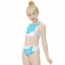 Lade das Bild in den Galerie-Viewer, Modischer NT013 Tankini Badeanzug Mädchen online mit Foto selbst gestalten und bedrucken