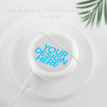 Lade das Bild in den Galerie-Viewer, TPU Case Schutzhülle für Huawei Bluetooth Kopfhörer Ohrhörer (transparent) mit Logo Motiv oder Foto selbst gestalten und bedrucken