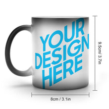 Lade das Bild in den Galerie-Viewer, Mug Tasse mit Verfärbung mit zweiseitigen unterschiedlichen Bilder mit Foto Muster Text Logo selbst gestalten und bedrucken