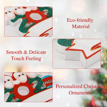Lade das Bild in den Galerie-Viewer, Weihnachtsmann deko klein Weihnachtsdeko mit Flagge als Anhänger für Weihnachten mit Foto & Text selbst gestalten und bedrucken