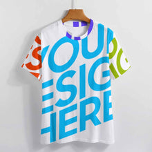 Lade das Bild in den Galerie-Viewer, Multi-Image-Druck Voll Druck Männer / Herren Premium Polyester T-Shirt NT mit Fotos Muster Text Logo selbst gestalten und bedrucken