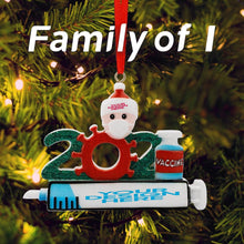 Lade das Bild in den Galerie-Viewer, Weihnachtsmann deko klein Weihnachtsdeko mit Spritze als Anhänger für Weihnachten mit Foto & Text selbst gestalten und bedrucken
