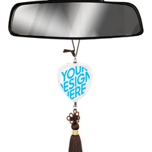 Lade das Bild in den Galerie-Viewer, Auto Anhänger aus Kristall mit Fotos Muster Text Logo selbst gestalten und bedrucken