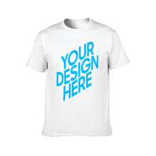 Lade das Bild in den Galerie-Viewer, Doppelseitiger Druck Kurzarm TSHIRT T-Shirt 100% Baumwolle - Herren / Männer - selbst gestalten und bedrucken