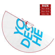 Lade das Bild in den Galerie-Viewer, Weihnachtsbaumdecke Weihnachtsbaumrock rot selbst gestalten und bedrucken