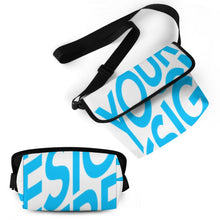 Lade das Bild in den Galerie-Viewer, Jugendtasche Schultertasche Umhängetasche XB0614004 mit Fotos Muster Text Logo selbst gestalten