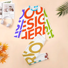 Lade das Bild in den Galerie-Viewer, Multi-Image-Druck Voll Druck Herren / Männer Schlafanzuge Pyjama ITZ mit Fotos Muster Text Logo selbst gestalten und bedrucken
