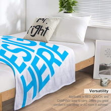 Lade das Bild in den Galerie-Viewer, Einseitiger Druck Anti-Pilling-Flanell Decke Flauschige Decke Tagesdecke Kuscheldecke Handwerk in verschiedene Größen selbst gestalten und bedrucken