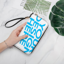 Lade das Bild in den Galerie-Viewer, Horizontale Version Lange Brieftasche Geldbeutel Geldbörse 20*10,5cm mit Druck unterschiedliche Bilder auf beiden Seiten selbst gestalten und bedrucken