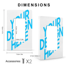 Lade das Bild in den Galerie-Viewer, Lichtschalterplatte mit Fotos Muster Text Logo selbst gestalten und bedrucken