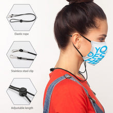 Lade das Bild in den Galerie-Viewer, Damen / Herren Mund-Nasen-Masken mit Ohrhaken für Erwachsene mit Foto Text selbst gestalten und bedrucken