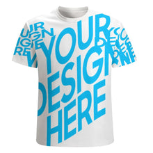 Lade das Bild in den Galerie-Viewer, 100% Baumwolle T-Shirt TSHIRT Voll Druck für Männer Herren mit Foto Text selbst gestalten und bedrucken