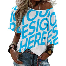 Lade das Bild in den Galerie-Viewer, Einzelbilddruck Vollprint Damen / Frauen Kurzarmshirt Tshirt mit 1/2 Arm BAT mit Fotos Muster Text Logo selbst gestalten und bedrucken
