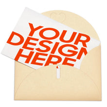 Lade das Bild in den Galerie-Viewer, Grußkarte Fotokarte Postkarte in horizontalen Version mit Fotos Muster Text Logo selbst gestalten und bedrucken