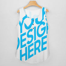 Lade das Bild in den Galerie-Viewer, Einzelbilddruck Ärmelloses T-Shirt BCT Damen mit Foto Muster Text Logo selbst gestalten und bedrucken