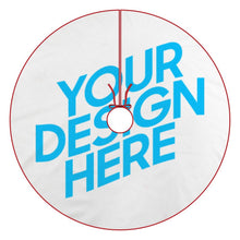 Lade das Bild in den Galerie-Viewer, Weihnachtsbaumdecke Weihnachtsbaumrock rot selbst gestalten und bedrucken