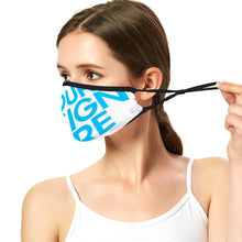 Lade das Bild in den Galerie-Viewer, Atmungsaktive Mund-Nasen-Maske KZ12 Gesichtsmaske waschbar selbst gestalten