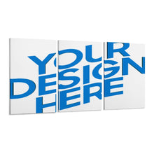 Lade das Bild in den Galerie-Viewer, 3 Panel hängende Poster vertikal 1:2 / Leinwandbild 3-teilig / Leinwand Malerei Wandbilder mit Foto selbst gestalten und bedrucken