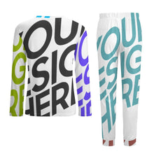 Lade das Bild in den Galerie-Viewer, Multi-Image-Druck Voll Druck Herren / Männer Schlafanzuge Pyjama ITZ mit Fotos Muster Text Logo selbst gestalten und bedrucken