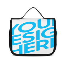 Lade das Bild in den Galerie-Viewer, Faltbare tragbare Kosmetiktasche Reise-Kulturbeutel mit großem Fassungsvermögen mit Foto Design Motiv Text selbst gestalten und bedrucken