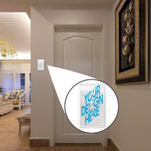 Lade das Bild in den Galerie-Viewer, Amerikanische Europäische Schalttafel Einloch 11.5×7.2cm selbst gestalten und bedrucken