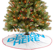 Lade das Bild in den Galerie-Viewer, Weihnachtsbaumdecke Weihnachtsbaumrock rot selbst gestalten und bedrucken