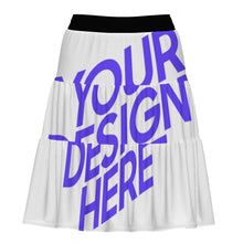 Lade das Bild in den Galerie-Viewer, Einzelbild-Design Rock Lang A-Linien-Rock Maxirock SJBSQ mit Foto Design Motiv Text selbst gestalten und bedrucken