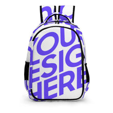 Lade das Bild in den Galerie-Viewer, Einzelbild-Design Taschen Rucksack Schultasche Schulrucksack mit Fotos Muster Text Logo selbst gestalten und bedrucken