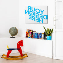 Lade das Bild in den Galerie-Viewer, Horizontale Version Leinwandbild Wandbild mit Fotos Muster Text Logo selbst gestalten und bedrucken