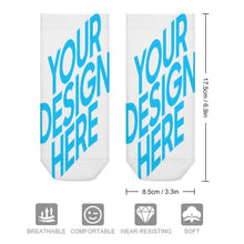 Lade das Bild in den Galerie-Viewer, Kurze Socke Sportsocke Tennissocke für Damen / Herren mit Foto selbst gestalten und bedrucken