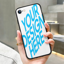 Lade das Bild in den Galerie-Viewer, iPhone SE TPU Handyhülle mit Fotos Muster Text Logo selbst gestalten und bedrucken