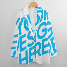 Lade das Bild in den Galerie-Viewer, Einzelbilddruck Voll Druck Damen / Frauen Sommerlicher Anzug Hosenanzug Casual Suit Elegant mit Fotos Muster Text Logo selbst gestalten und bedrucken